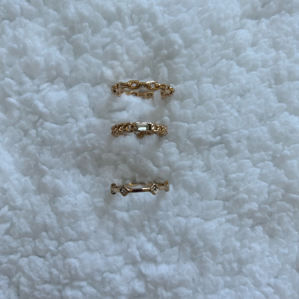 Gold rings